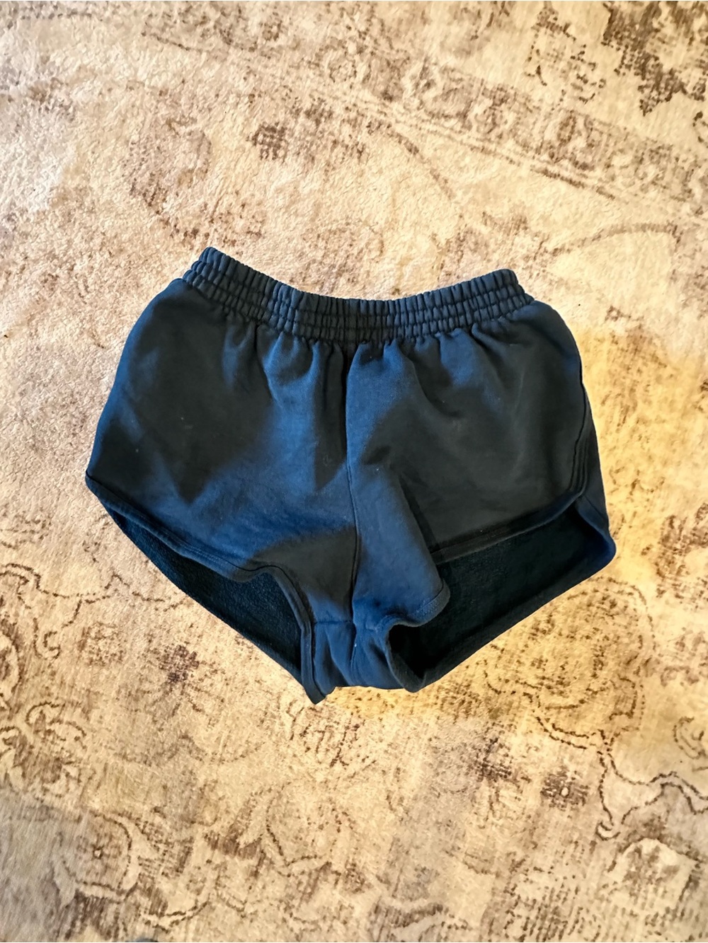 Women's Black Athletic Lounge Shorts